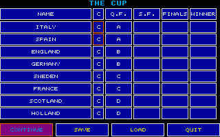 Kick Off II - Final Whistle [datadisk] atari screenshot